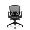 Mid Mesh Back Black Mesh Cushion Office Chair, #OT-024
