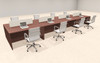 8 Person Modern Divider Office Workstation Desk Set, #OT-SUL-FP67