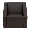 1pc Modern Leather Office Reception Sofa Chair, FF-0482-12