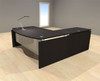 3pc L Shape Modern Contemporary Executive Office Desk Set, #AL-SED-L5