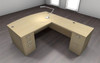 4pc L Shape Modern Executive Office Desk Set, #CH-AMB-L22
