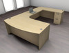 4pc U Shape Modern Executive Office Desk Set, #CH-AMB-U47