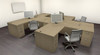 Four Persons Modern Executive Office Workstation Desk Set, #CH-AMB-S10
