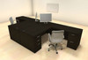 Two Persons Modern Executive Office Workstation Desk Set, #CH-AMB-F18