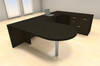 4pc U Shape Modern Executive Office Desk Set, #CH-AMB-U34