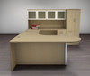 6pc U Shape Modern Executive Office Desk Set, #CH-AMB-U17