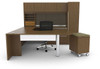 7pc U Shape Modern Executive Office Desk Set, #CH-VER-U34