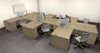 Six Persons Modern Executive Office Workstation Desk Set, #CH-AMB-S15