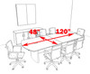 Modern Contemporary 10' Feet Conference Table, #MT-MED-C4