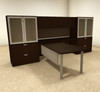 5pc L Shaped Modern Contemporary Executive Office Desk Set, #OF-CON-L5
