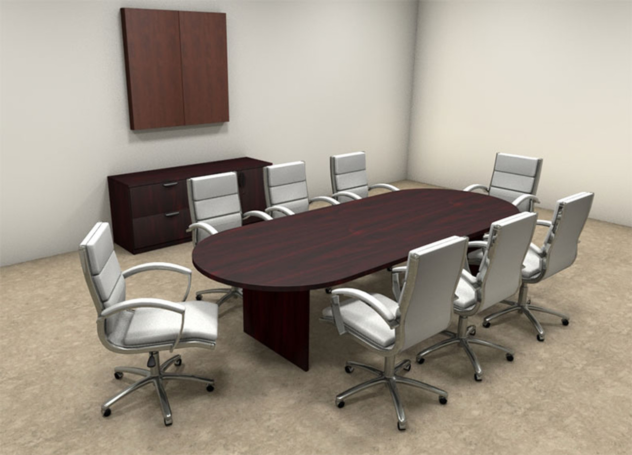 Modern Racetrack 10' Feet Conference Table, #OT-SUL-C11