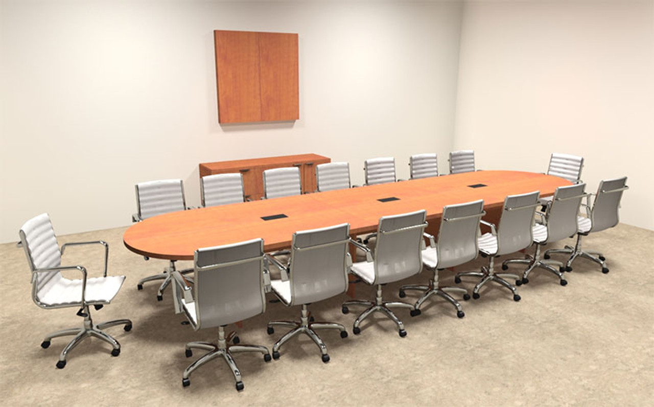 Modern Racetrack 16' Feet Conference Table, #OF-CON-C16