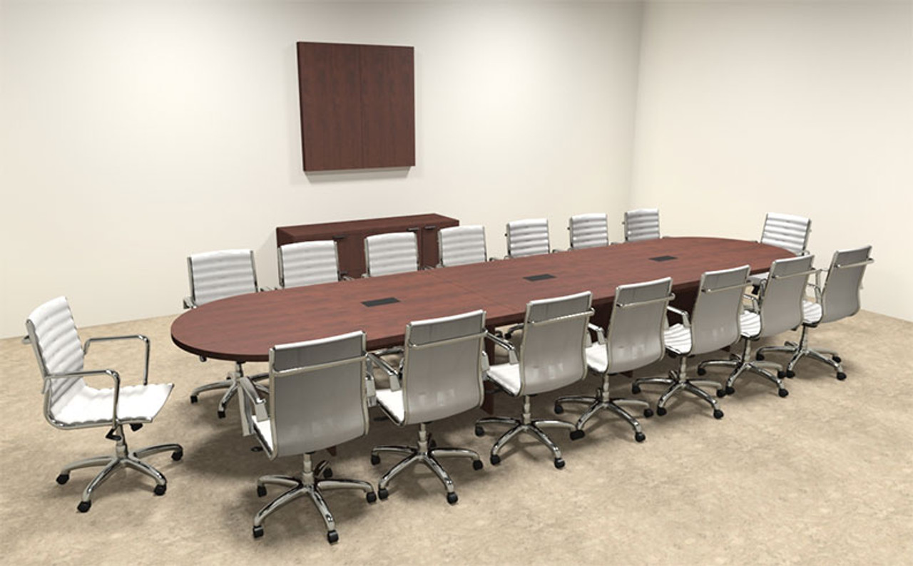 Modern Racetrack 16' Feet Conference Table, #OF-CON-C17