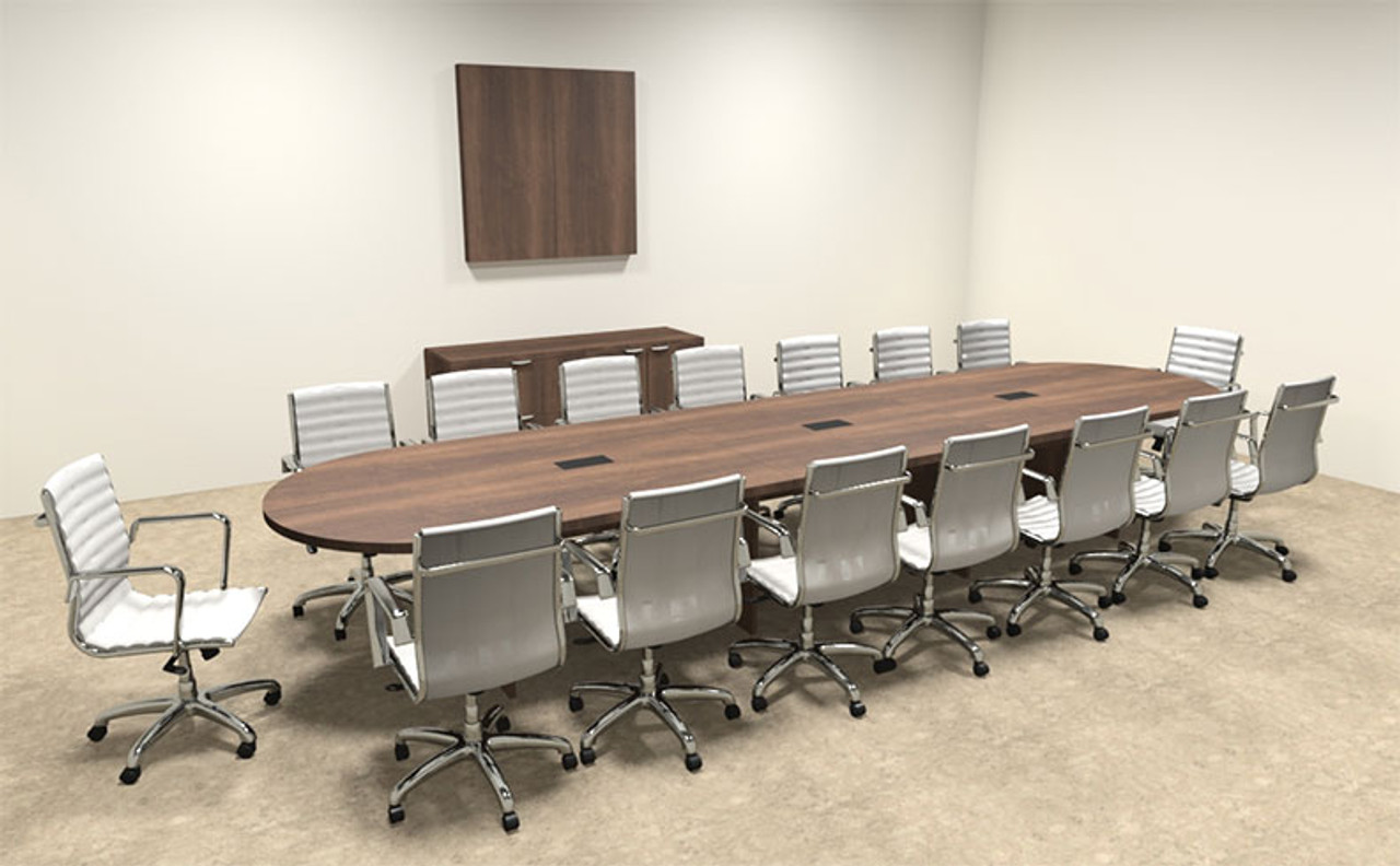 Modern Racetrack 16' Feet Conference Table, #OF-CON-C19