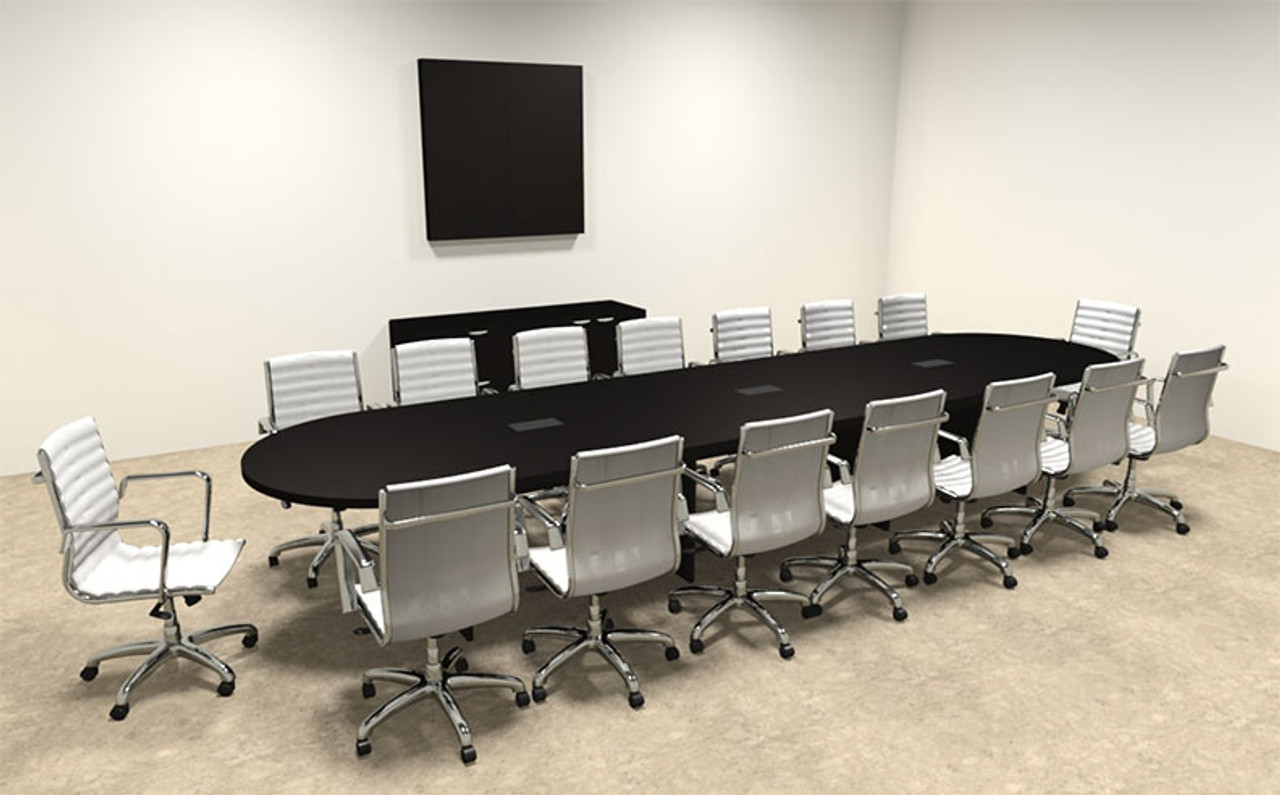 Modern Racetrack 16' Feet Conference Table, #OF-CON-C20