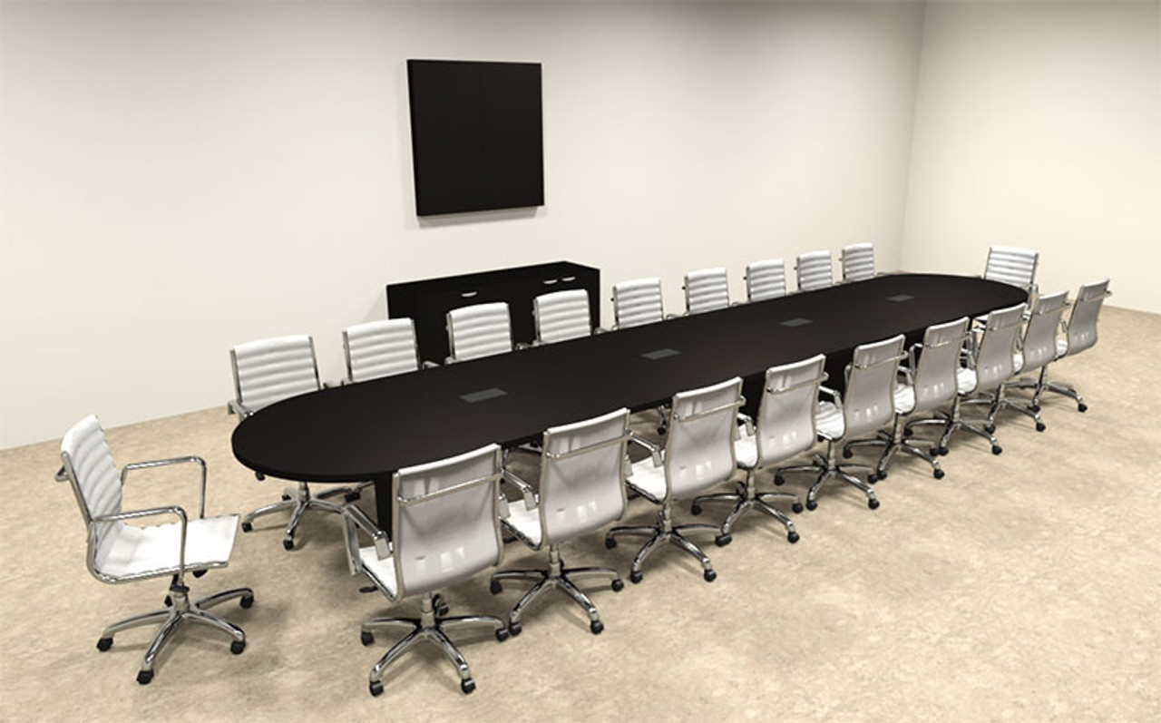 Modern Racetrack 20' Feet Conference Table, #OF-CON-C30