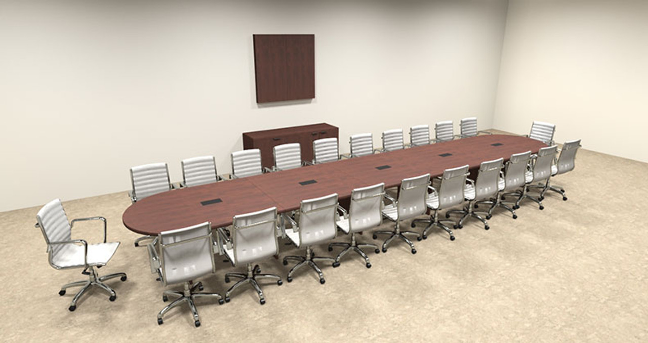 Modern Racetrack 22' Feet Conference Table, #OF-CON-C32