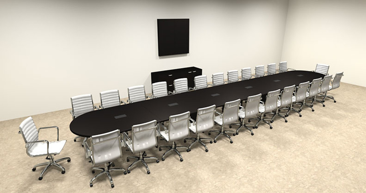 Modern Racetrack 26' Feet Conference Table, #OF-CON-C45