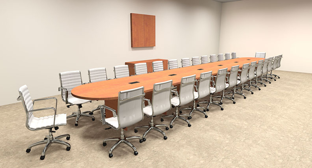 Modern Racetrack 28' Feet Conference Table, #OF-CON-C46