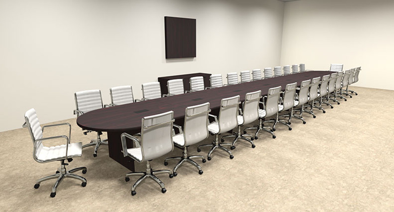 Modern Racetrack 30' Feet Conference Table, #OF-CON-C53
