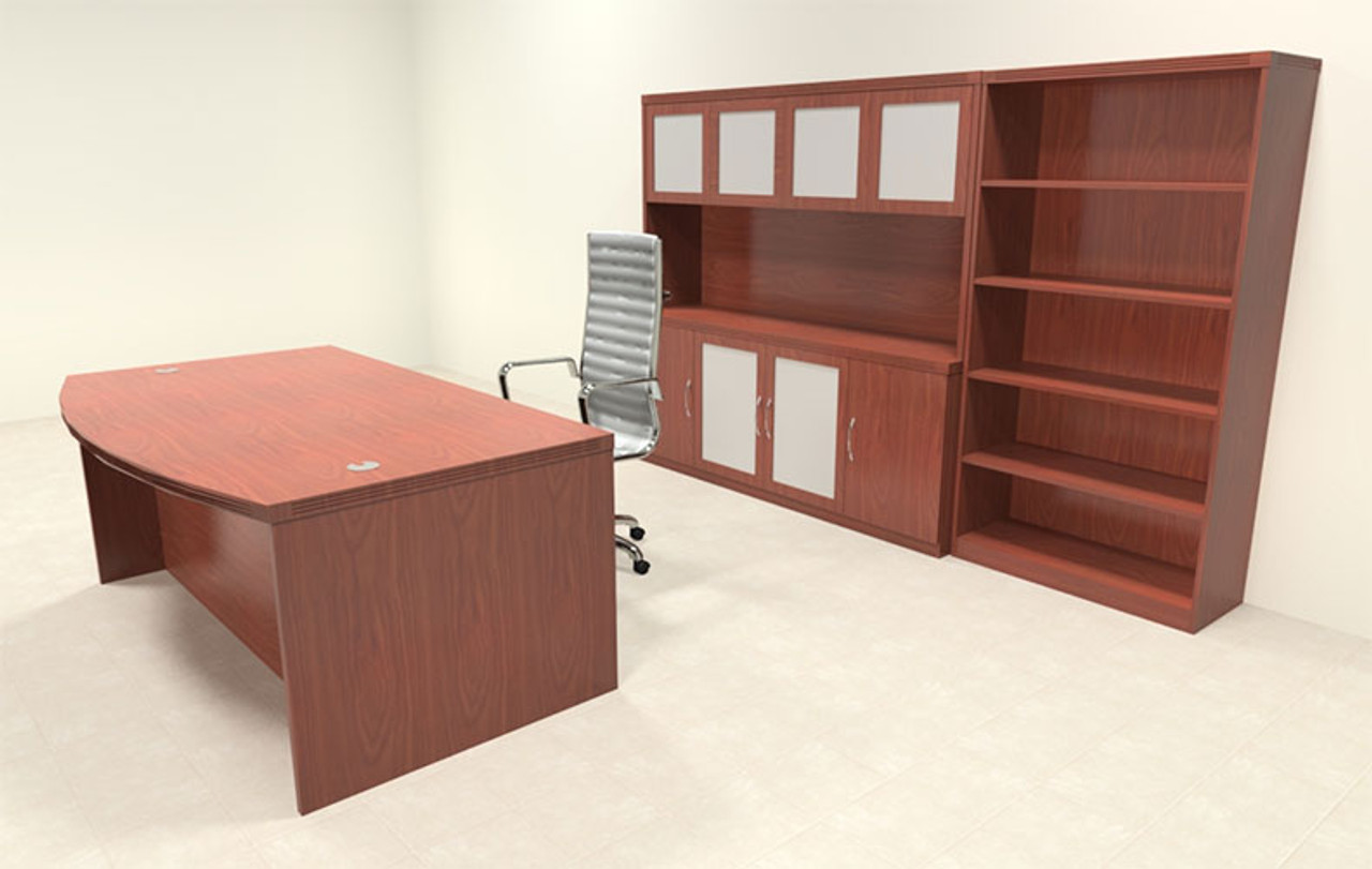 5pc Modern Contemporary Executive Office Desk Set, #RO-ABD-D17