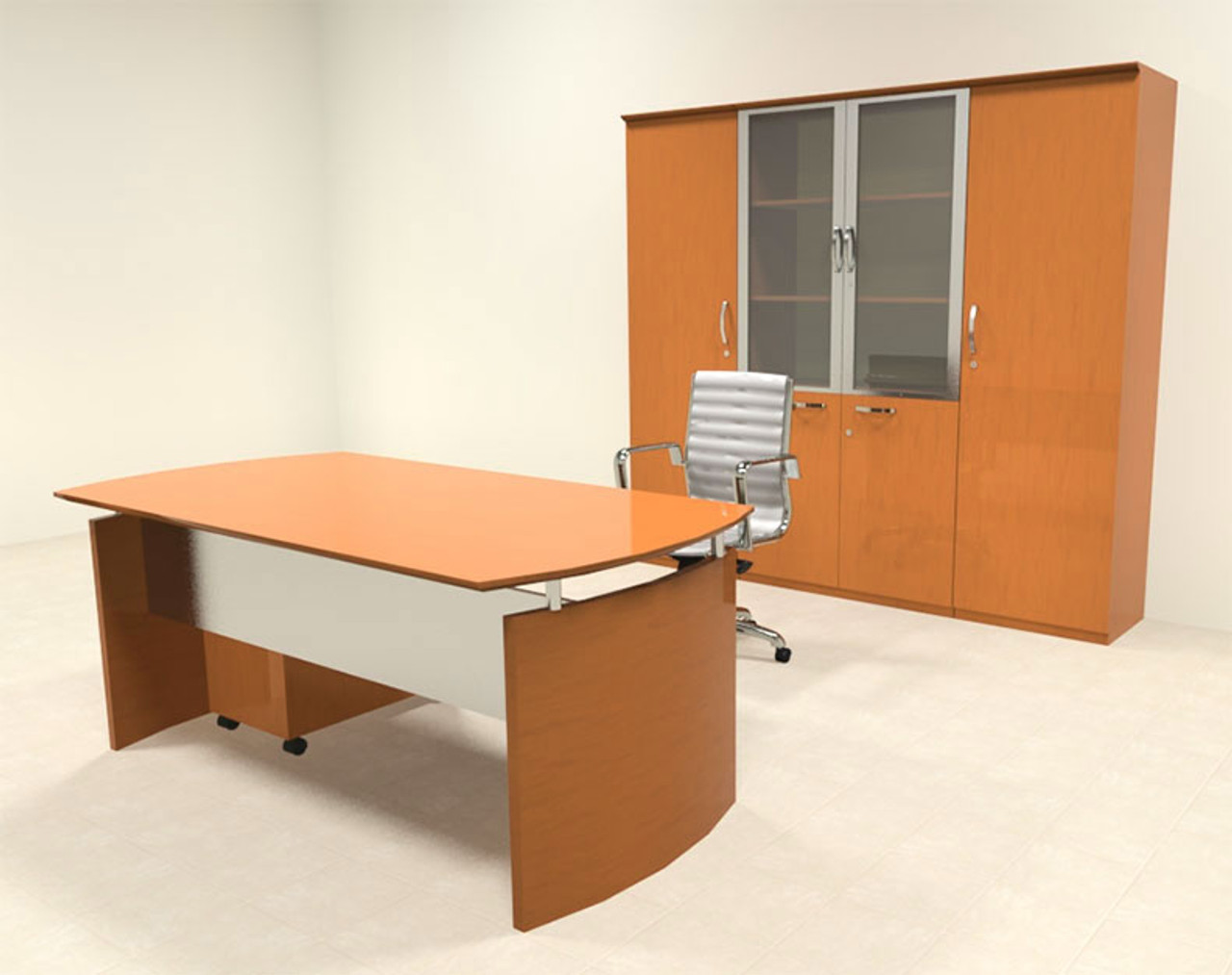 5pc Modern Contemporary Executive Office Desk Set, #RO-NAP-D13