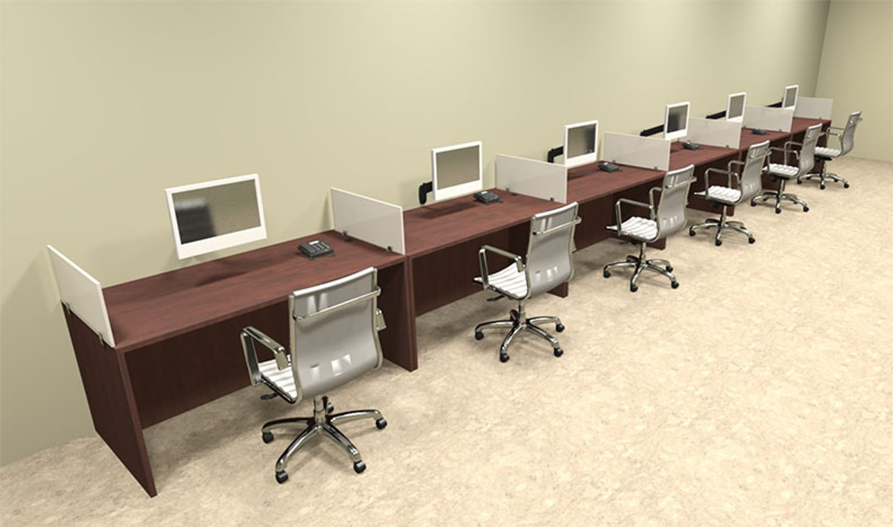 Six Person Divider Modern Office Workstation Desk Set, #OT-SUL-SP18