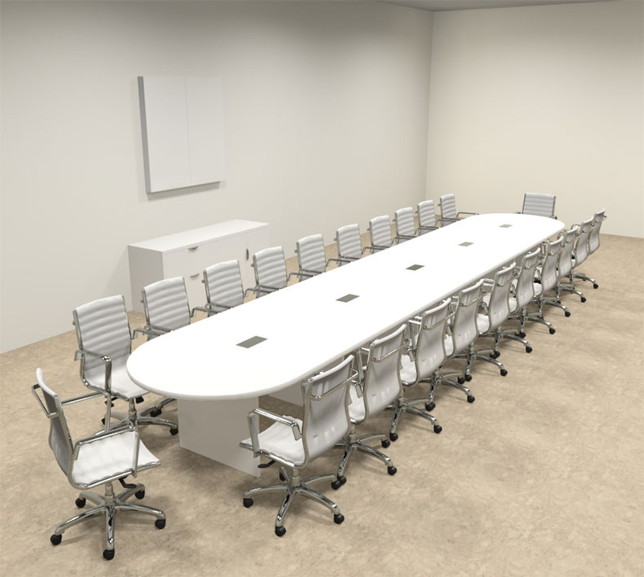 Modern Racetrack 22' Feet Conference Table, #OF-CON-C117