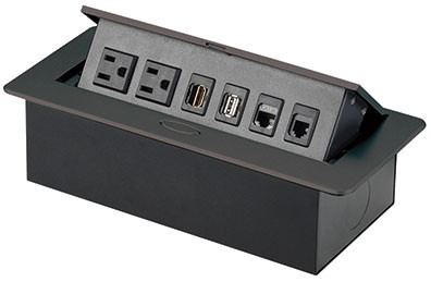 Power Module for Conference Table, #OF-CON-CAB2 - H2O Furniture