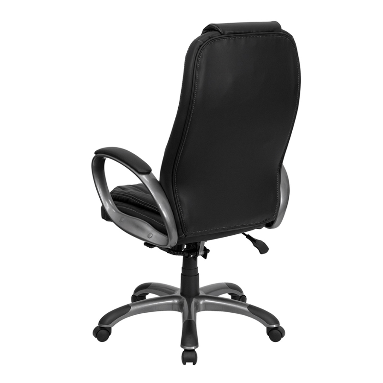 High Back Black Leather Executive Swivel Office Chair , #FF-0177-14