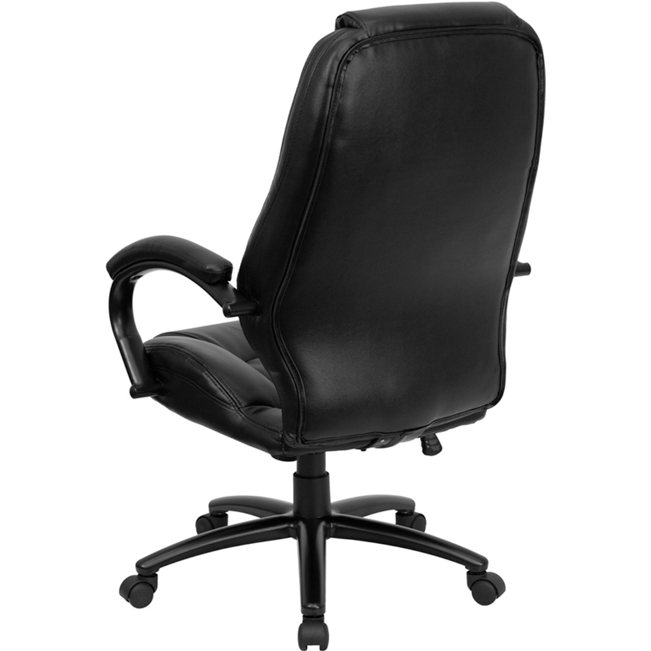 High Back Black Leather Executive Office Chair , #FF-0197-14