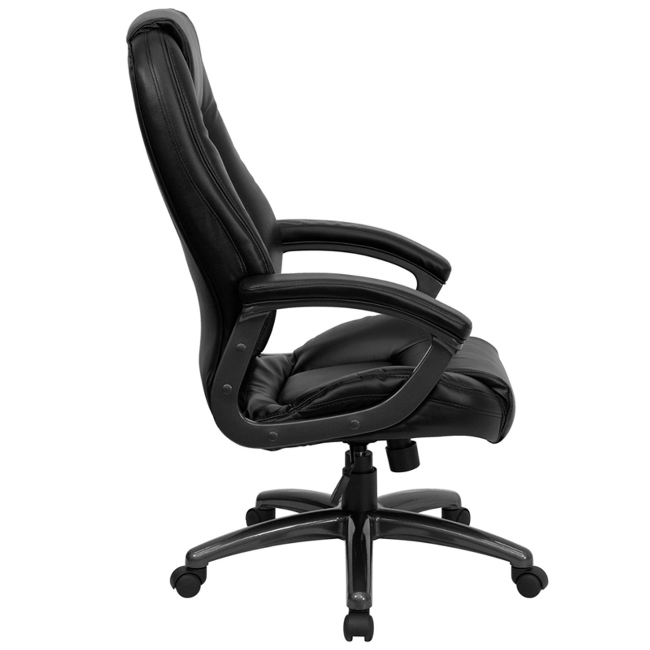 High Back Black Leather Executive Office Chair , #FF-0198-14