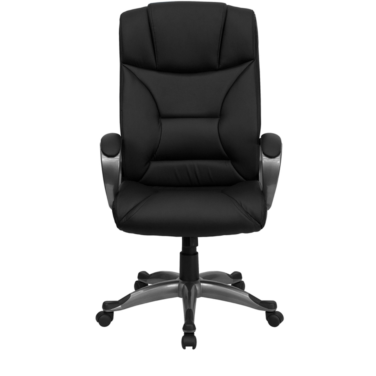 High Back Black Leather Executive Office Chair , #FF-0214-14