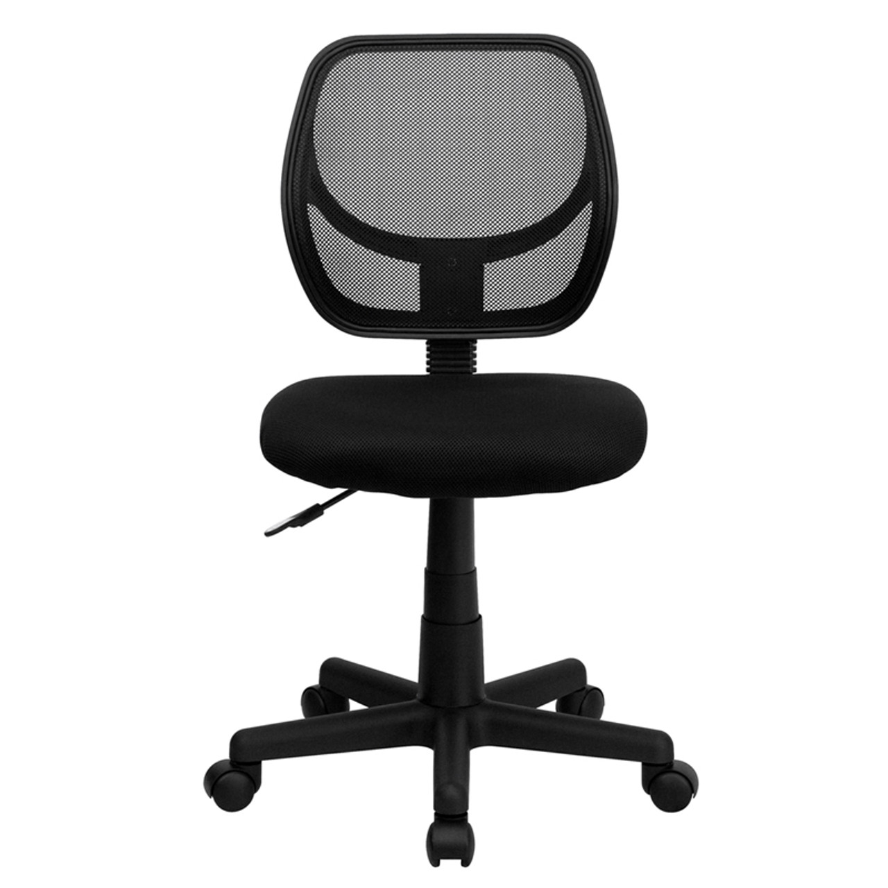 Mid-Back Black Mesh Task Chair and Computer Chair , #FF-0039-14