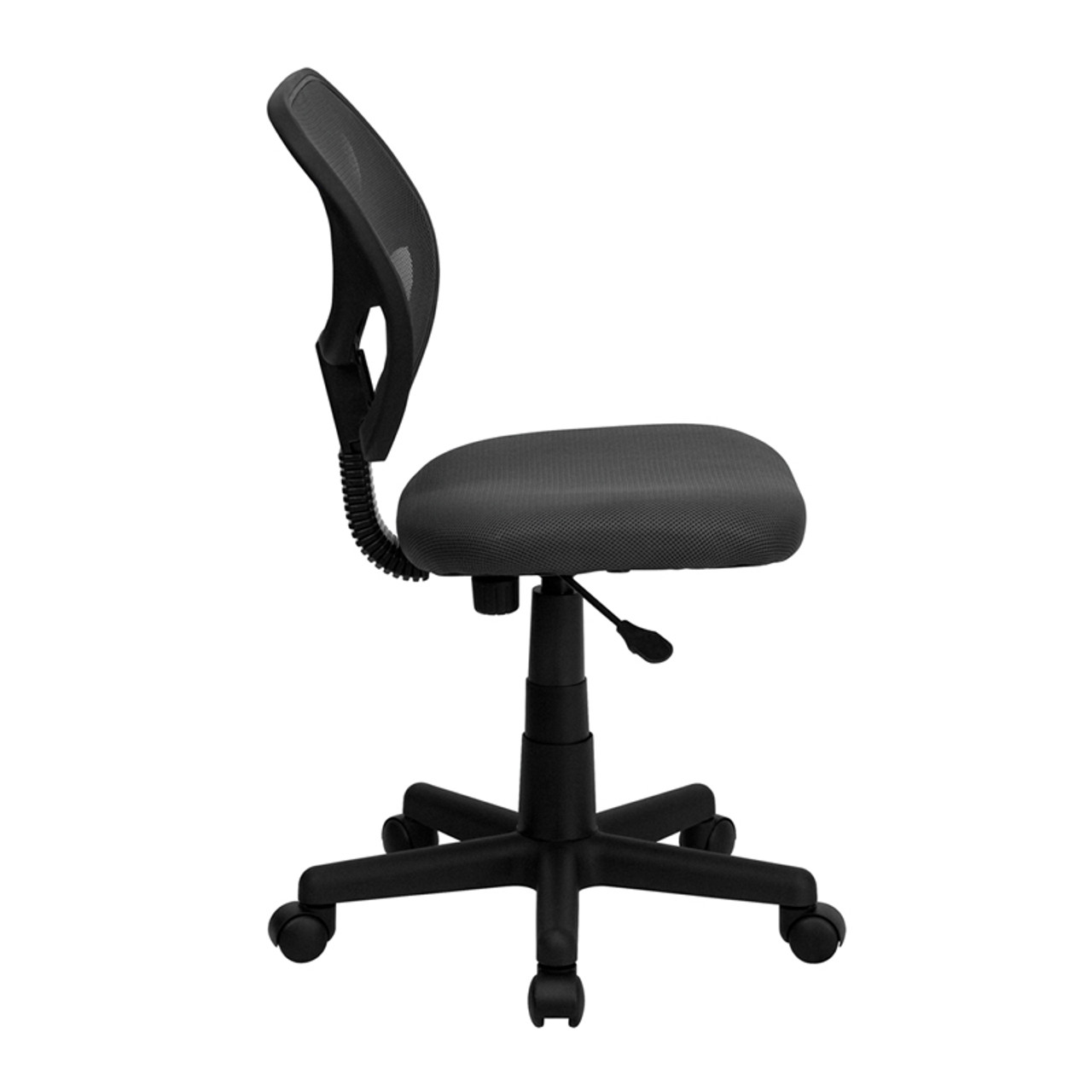 Mid-Back Gray Mesh Task Chair and Computer Chair , #FF-0045-14