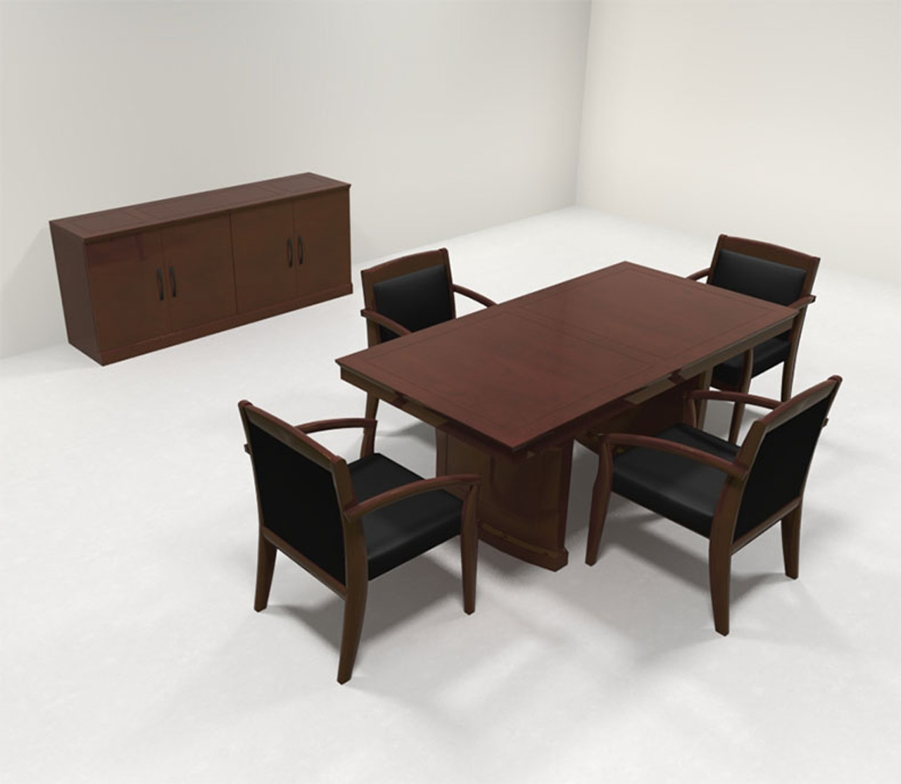 Traditional Rectangular 6' Feet Office Conference Table, #RO-SOR-C1