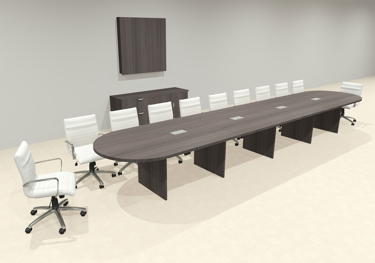 Modern Racetrack 20' Feet Conference Table, #OF-CON-CR48