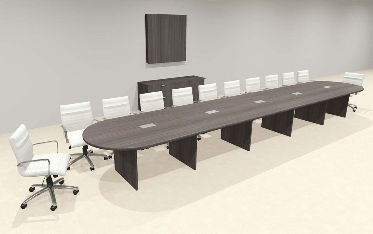 Modern Racetrack 22' Feet Conference Table, #OF-CON-CR56