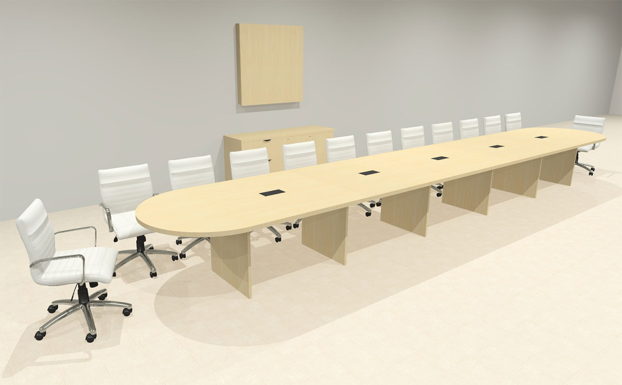 Modern Racetrack 24' Feet Conference Table, #OF-CON-CR58