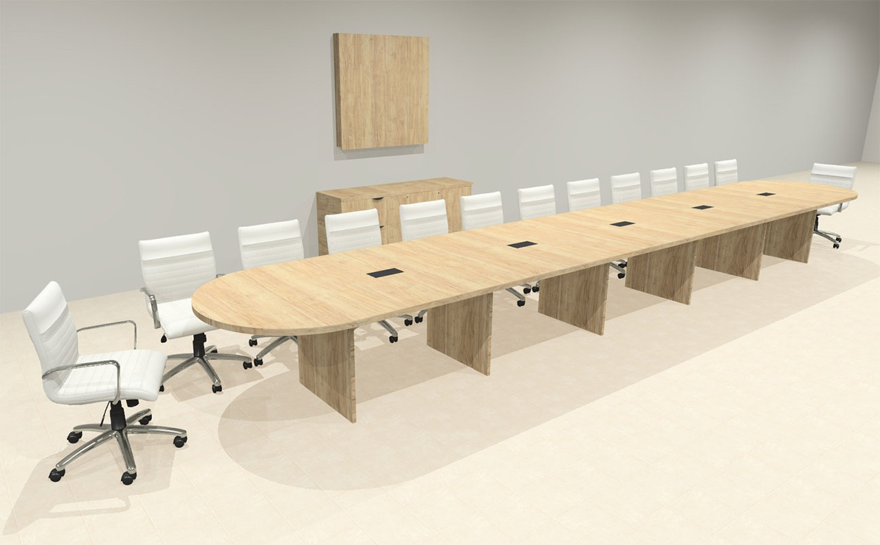 Modern Racetrack 24' Feet Conference Table, #OF-CON-CR59