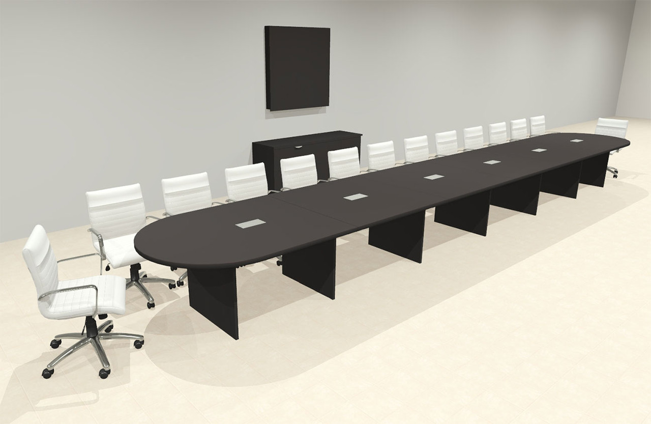 Modern Racetrack 26' Feet Conference Table, #OF-CON-CR71