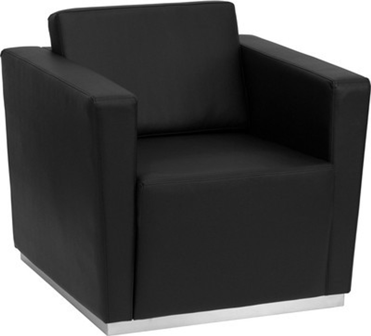 1pc Modern Leather Office Reception Chair, FF-0454-12