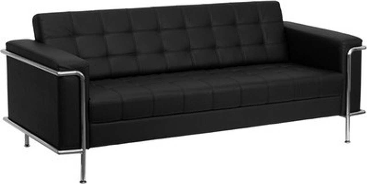 1pc Modern Leather Office Reception Sofa, FF-0453-12