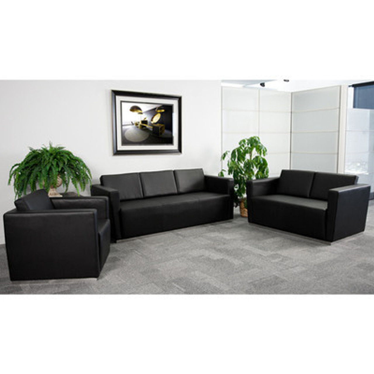 3pc Modern Leather Office Reception Sofa Set FF 0456 12 S1 H2O Furniture   A20792a13936e276316c7a M  61718.1405618515.JPG