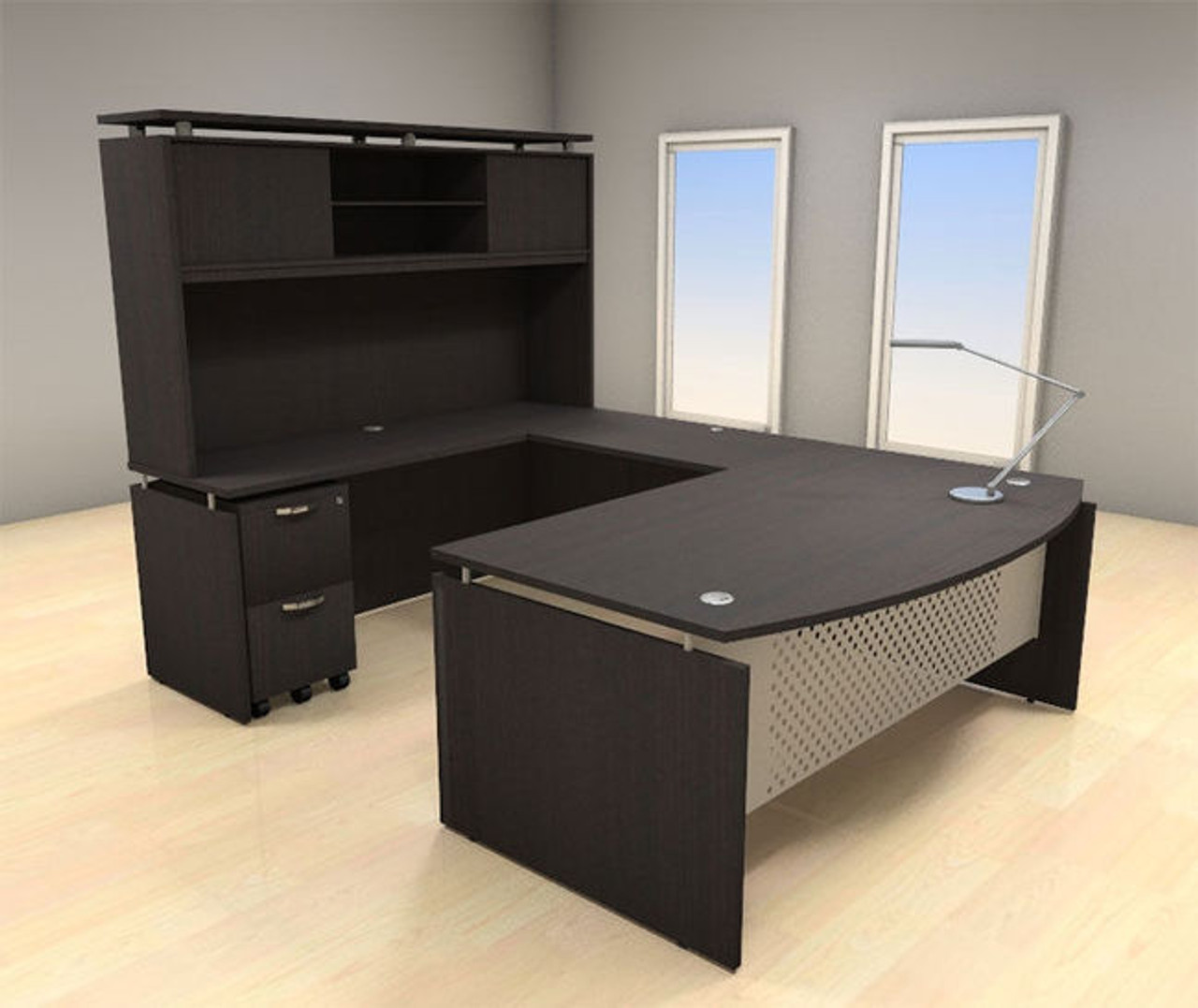 5pc U Shape Modern Contemporary Executive Office Desk Set AL SED U5   A20792a14258908e49540d L  24927.1405620094.JPG