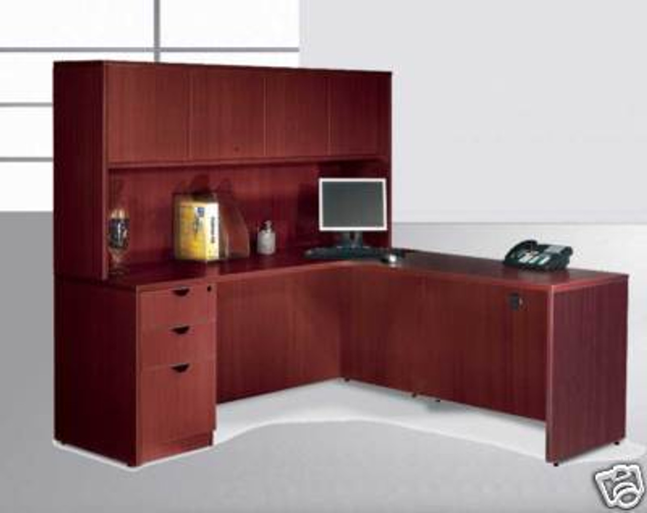 4pcs 71" x 72" L Shaped Office Desk Set, #OTG-SL-L1