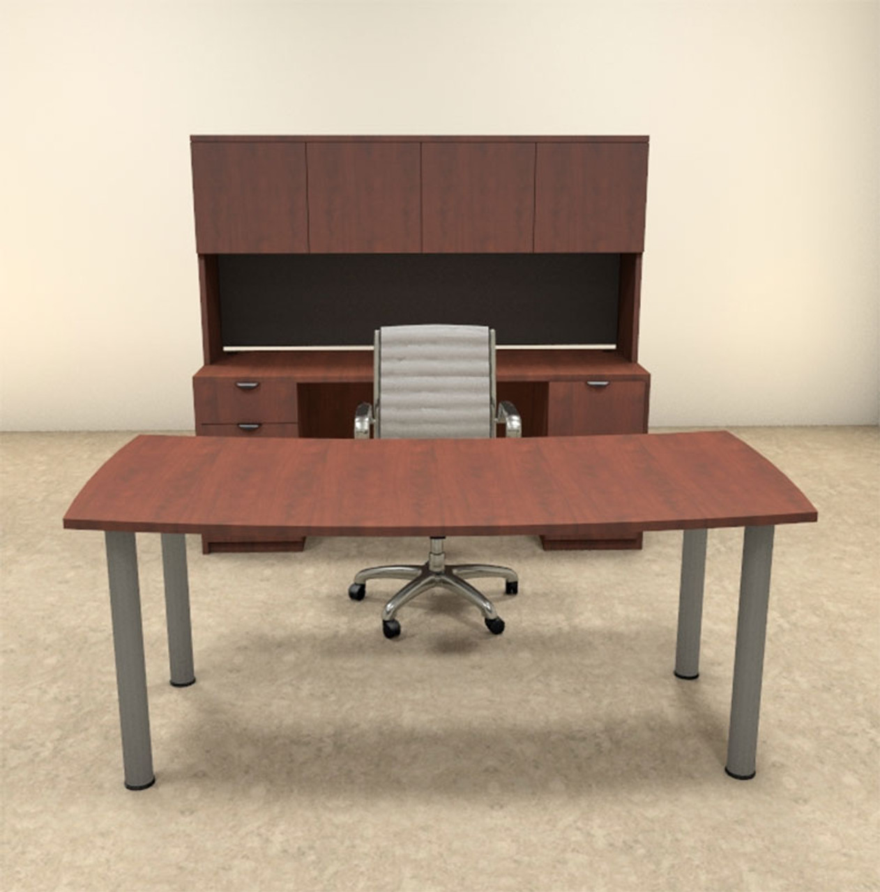 5pc Modern Contemporary Executive Office Desk Set, #OF-CON-D2