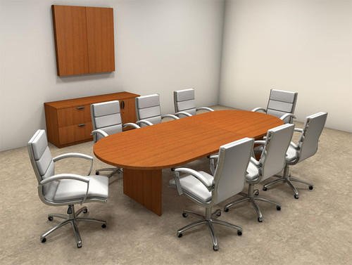 Modern Racetrack 10' Feet Conference Table, #OT-SUL-C9