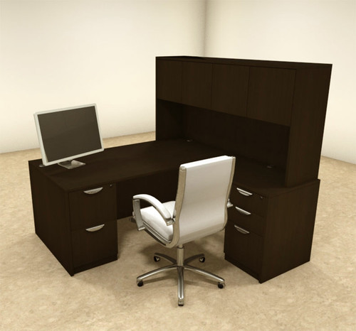 5pc L Shaped Modern Executive Office Desk, #OT-SUL-L12