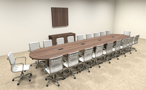 Modern Racetrack 20' Feet Conference Table, #OF-CON-C29